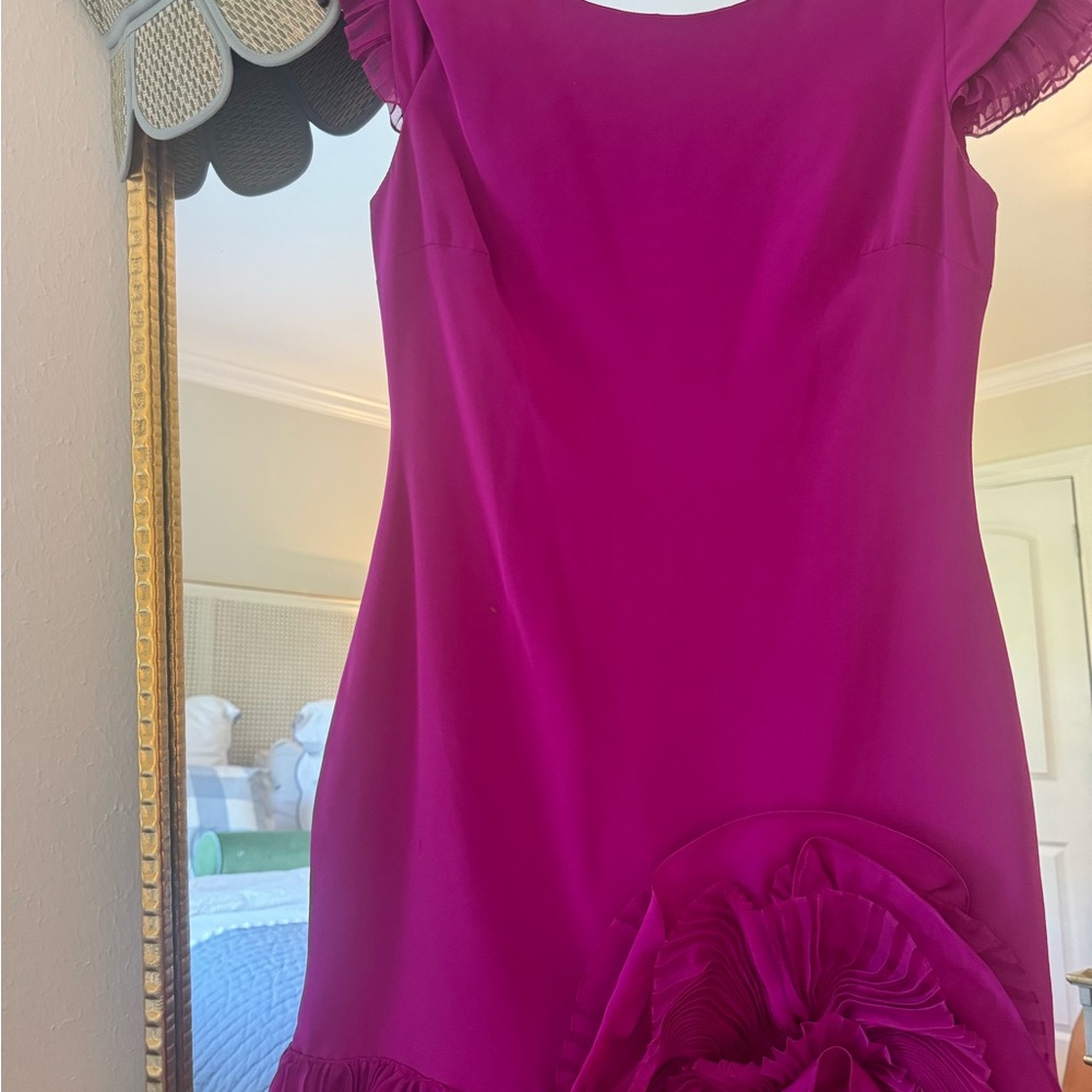 Marchesa Vibrant Pink Gown